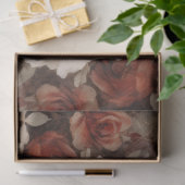 Große Vintage Inspirierte Viktorianische Rose Seidenpapier (Geschenk)