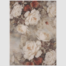 Große Vintage Inspirierte Viktorianische Rose Seidenpapier