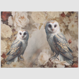 Große Vintage-inspirierte viktorianische Rosen & E Seidenpapier