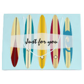 Große Vintage Longboards Geschenktüte (Vorderseite)