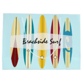 Große Vintage Longboards Geschenktüte (Rückseite)