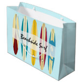 Große Vintage Longboards Geschenktüte (Rückseite Schrägansicht)