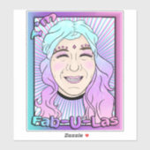 Große Vinyl-Aufkleber mit 8" x 8", kundenspezifisc Aufkleber (Blatt)