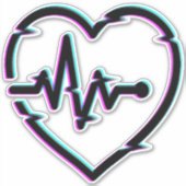 Große Vinyl-Aufkleber mit 8" x 8", kundenspezifisc Aufkleber (Vorderseite)