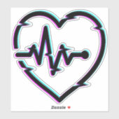 Große Vinyl-Aufkleber mit 8" x 8", kundenspezifisc Aufkleber (Blatt)