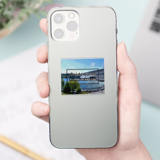 Große Vinyl-Aufkleber mit einer Größe von 8 Zoll x Aufkleber (Telefon)