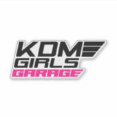 Große Vinyl-Aufkleber mit einer Größe von 8 Zoll x Aufkleber (Vorderseite)