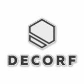 Große Vinyl-Aufkleber mit einer Größe von 8 Zoll x Aufkleber (Vorderseite)