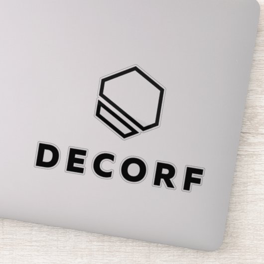 Große Vinyl-Aufkleber mit einer Größe von 8 Zoll x Aufkleber (Detail)