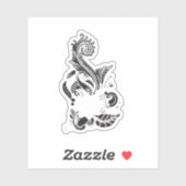 Große Vinyl Stickers | Glossy & Custom Decals Aufkleber (Blatt)