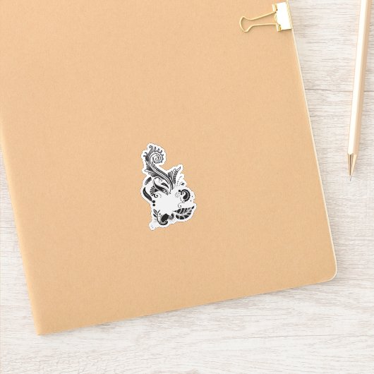 Große Vinyl Stickers | Glossy & Custom Decals Aufkleber (Notizbuch)