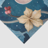 Große Wald-Maus & Florals Dekoupage Seidenpapier (Ausschnitt)