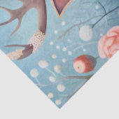 Große Wälder Fawn & Florals Dekoupage Seidenpapier (Ausschnitt)