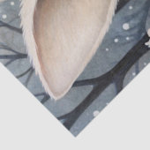 Große Waldkaninchen & Florals Dekoupage Seidenpapier (Ausschnitt)