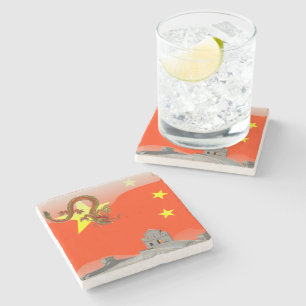 Große Wand der China Steinuntersetzer
