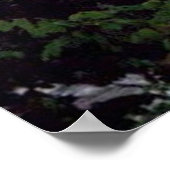 Große Wasserfälle Poster (Ecke)