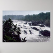 Große Wasserfälle Poster (Vorne)