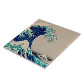 GROSSE WAVE KANAGAWA Katsushika Hokusai Japanisch Fliese (Seite)