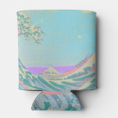 Große Wave Pastel kann kühler werden Dosenkühler (Rückseite)