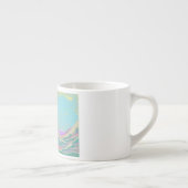 Große Wave Pastel Knochen China Tasse (Rechts)