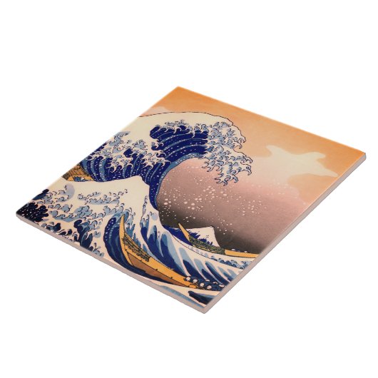 GROSSE WAVE VON KANAGAWA FLIESE (Seite)