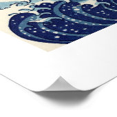 GROSSE WAVE VON KANAGAWA POSTER (Ecke)
