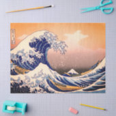 GROSSE WAVE VON KANAGAWA SEIDENPAPIER (Basteln)