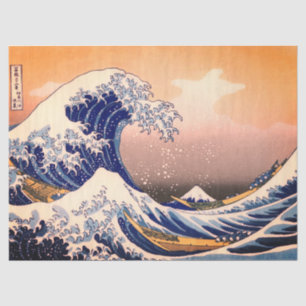 GROSSE WAVE VON KANAGAWA SEIDENPAPIER