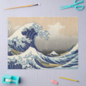 GROSSE WAVE VON KANAGAWA SEIDENPAPIER (Basteln)