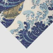 GROSSE WAVE VON KANAGAWA SEIDENPAPIER (Detail)