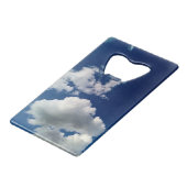 Große weiche Wolke Geldbeutel Flaschenöffner (Rückseite Schrägansicht)