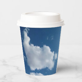 Große weiche Wolke Pappbecher