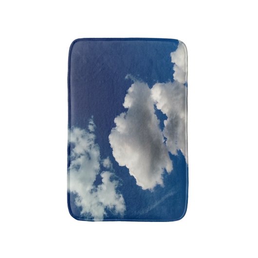 Große weiche Wolken Badematte (Vorderseite Vertikal)