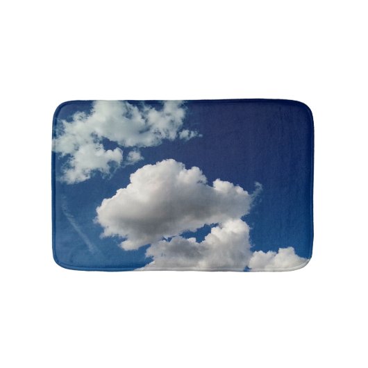 Große weiche Wolken Badematte (Vorderseite)