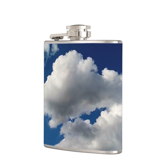 Große weiche Wolken Flachmann (Links)