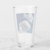 Große weiche Wolken Glas (Rückseite)