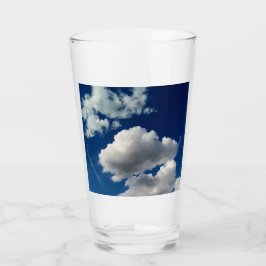 Große weiche Wolken Glas