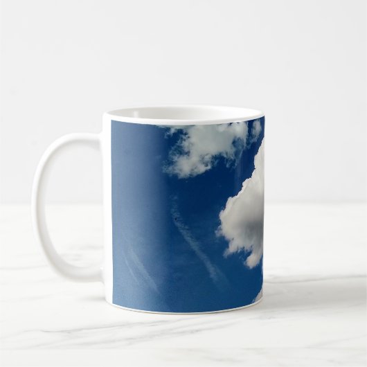 Große weiche Wolken Kaffeetasse (Links)