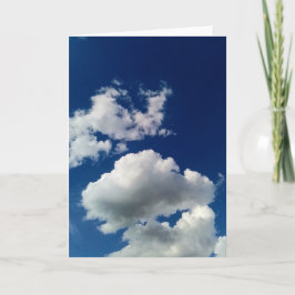 Große weiche Wolken Karte