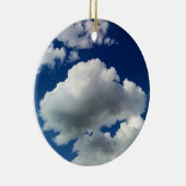 Große weiche Wolken Keramik Ornament (Rechts)