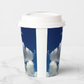 Große weiche Wolken Pappbecher (Links)