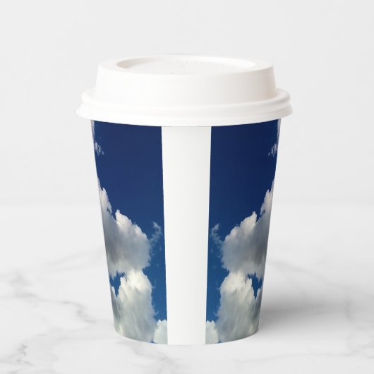 Große weiche Wolken Pappbecher (Links)