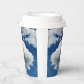 Große weiche Wolken Pappbecher (Rechts)