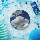 Große weiche Wolken Pappteller (Party)