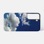 Große weiche Wolken Samsung Galaxy Hülle (Rückseite (Horizontal))