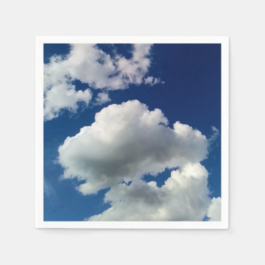 Große weiche Wolken Serviette (Vorderseite)