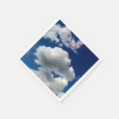 Große weiche Wolken Serviette (Ecke)