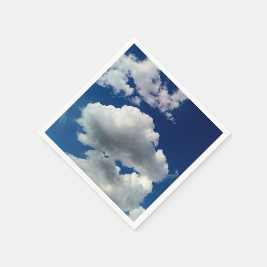 Große weiche Wolken Serviette (Ecke)