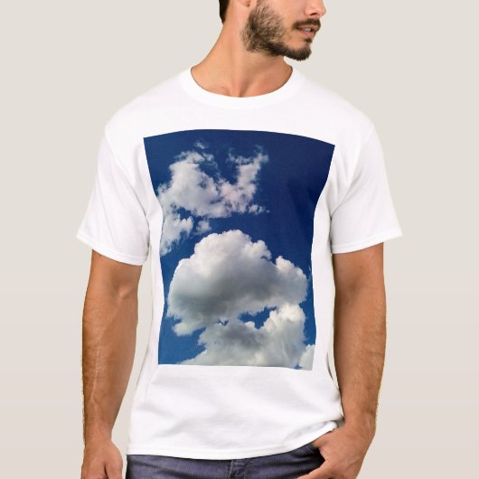 Große weiche Wolken T-Shirt (Vorderseite)