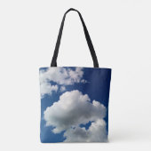 Große weiche Wolken Tasche (Rückseite)